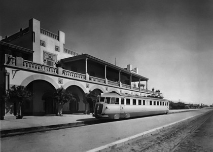 Girgaresh Tram Station In Tripoli - Libya 1940's